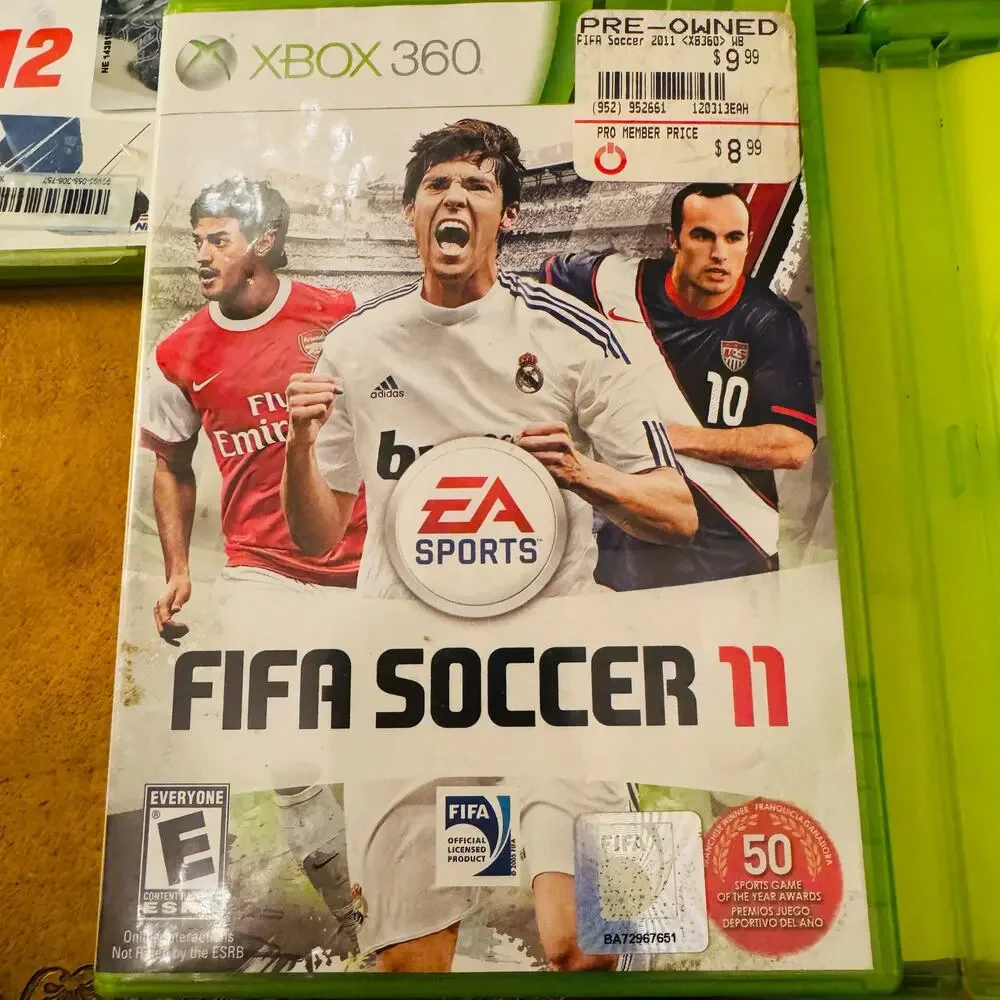 Set of 5 XBOX 360 Video Games Madden NHL FIFA SOCCER NBA Olympic Vancouver